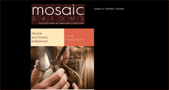 Desktop Screenshot of mosaicsalons.com